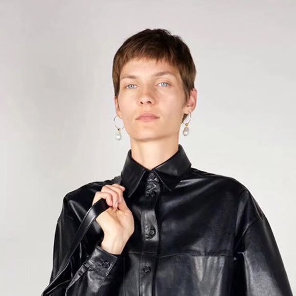 Last one Faux pearl Earrings Art deco European design - Picture 3 of 9